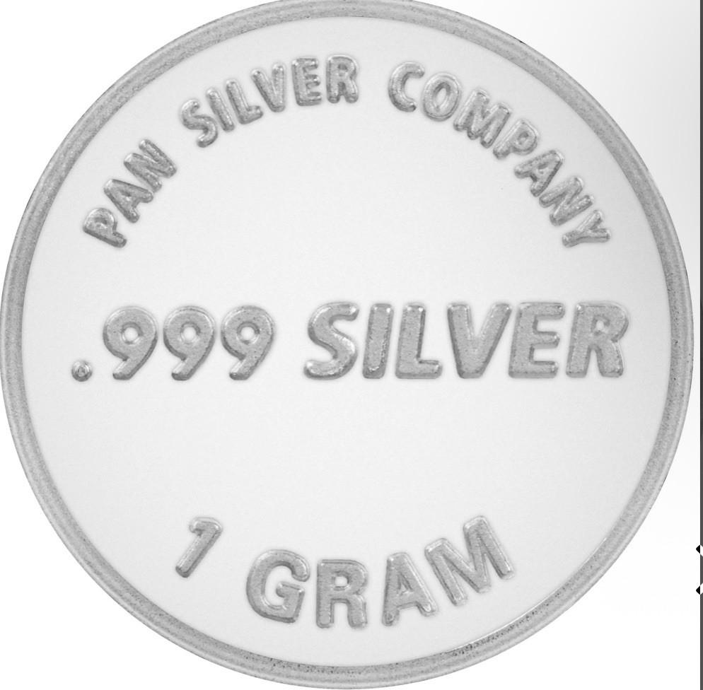 1 gram .999 Awareness Ribbon Silver Round