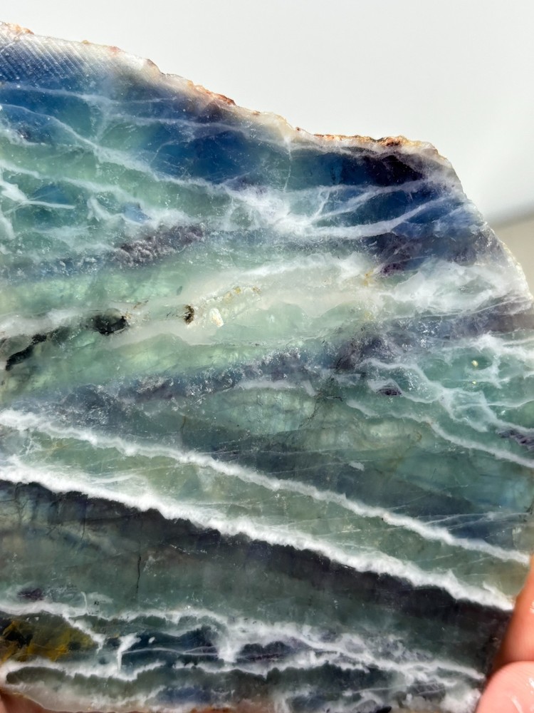 Fluorite slab Cabbing Lapidary Combo Ship Avail