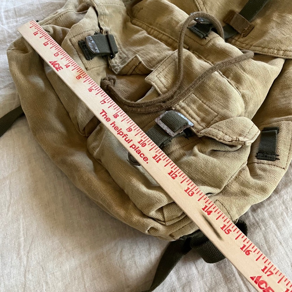 Vintage Old Navy Surplus Gear Canvas Backpack