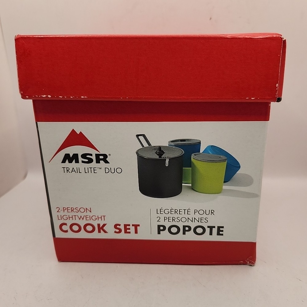 NEW MSR Trial Lite Duo Cook Set - Compact Cooking Set