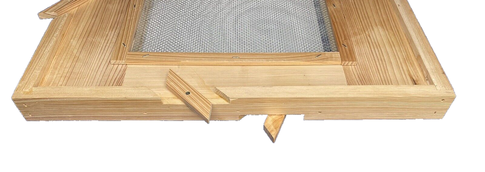 10 Frame Cypress Double Screen Board (Snelgrove) for Langstroth Bee Hive