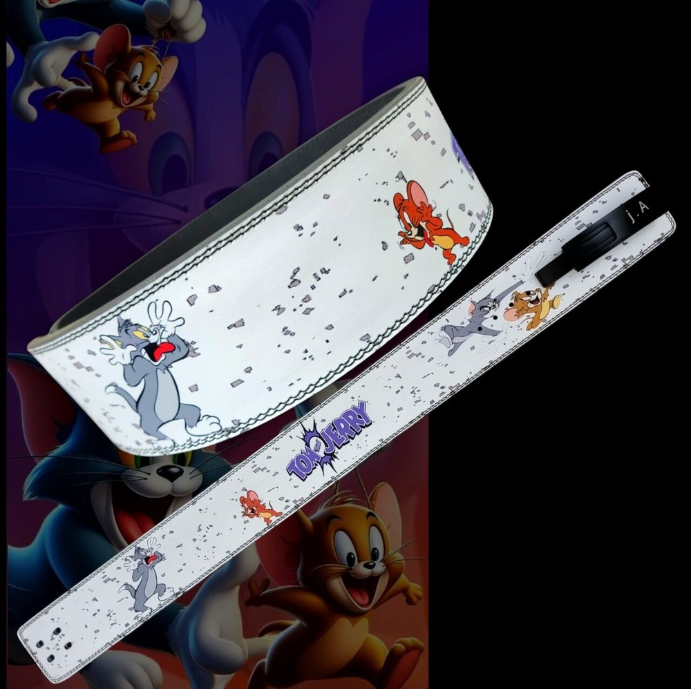 Tom & Jerry Weight Lifting Belt Powerlifting Back Support Custom Lifting Belt