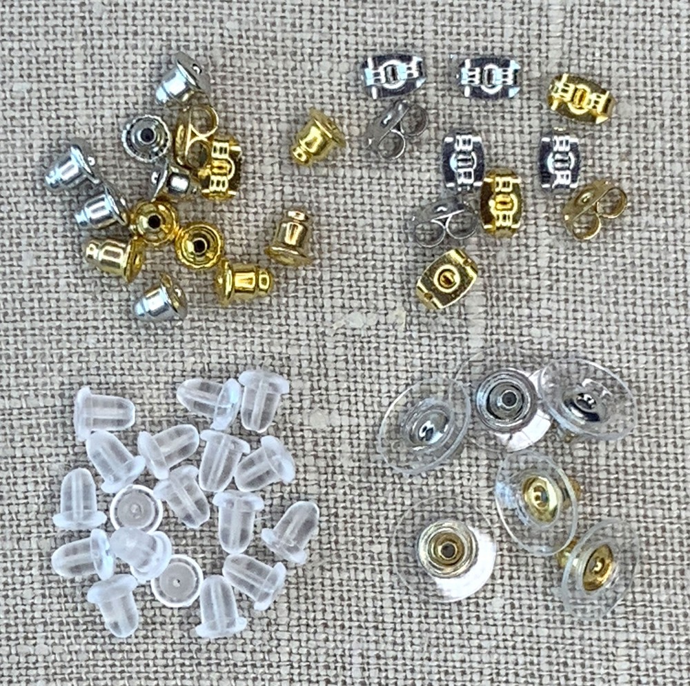 Earring Backs 48/Pkg Multi