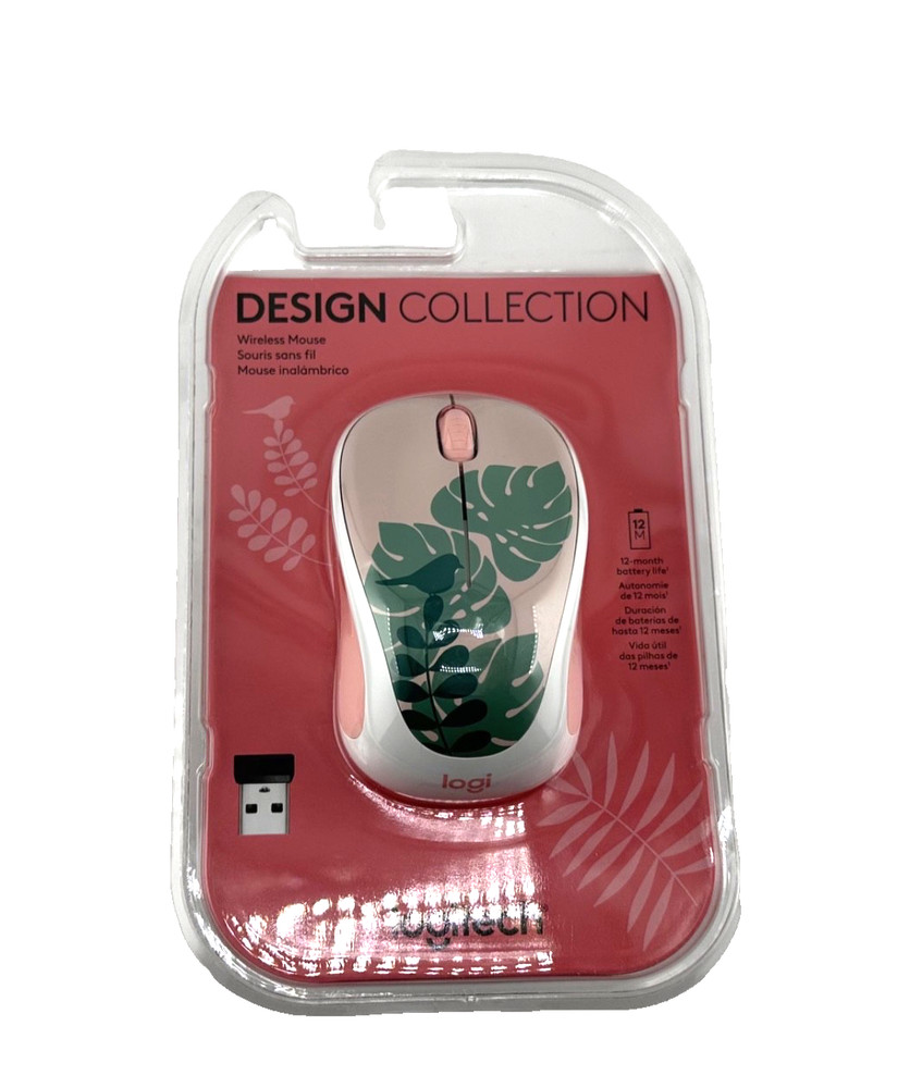 Logitech Design Collection Limited Edition Wireless Optical Mouse, Chirpy Bird