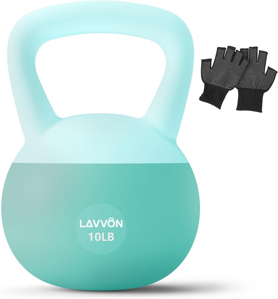 Versatile 10LB Soft Kettlebell - Ergonomic & Safe for Indoor Strength Training