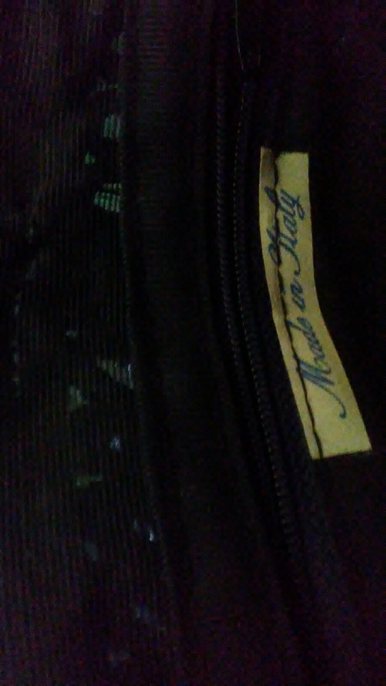 Vintage Navy Blue Straw Clutch From Italy