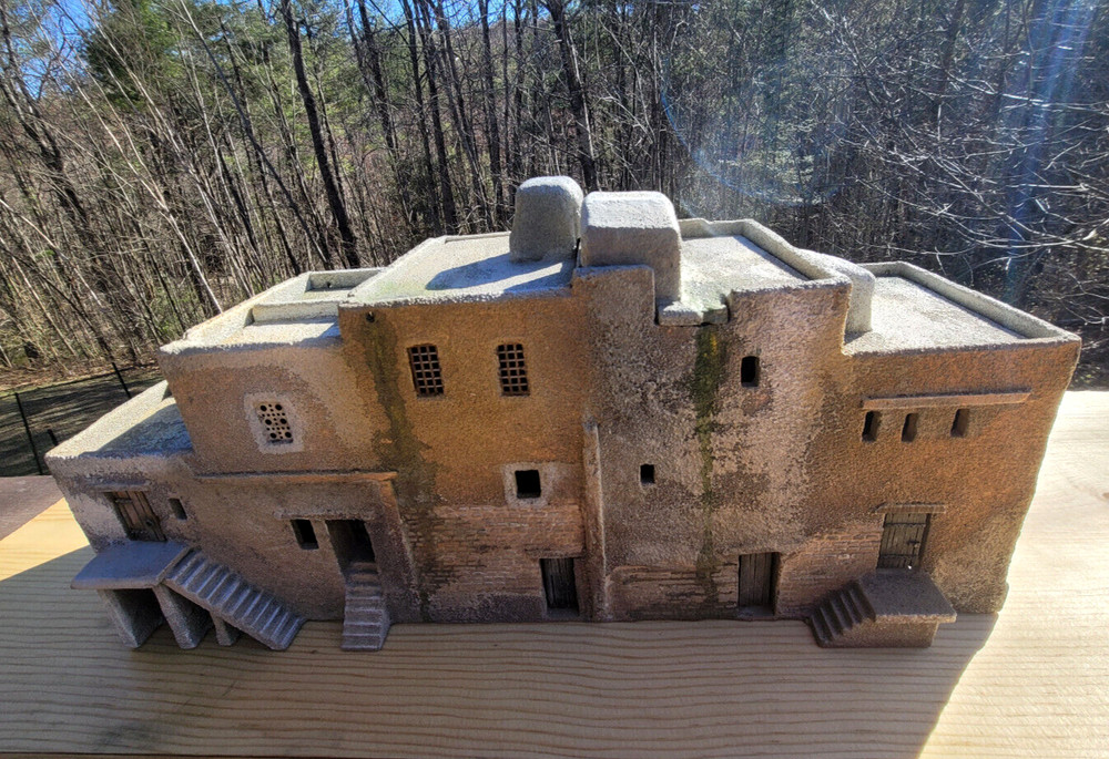Scratch built 28mm Middle Eastern Complex diorama Chris the Model Maker Riordan