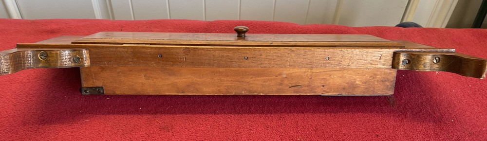 Vintage Singer Sewing Machine Cabinet tip out Front Drawer with panel. B
