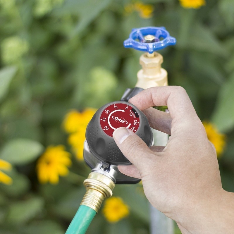 Mechanical Outdoor Hose Watering Timer Automatic Controller Durable Metal Design