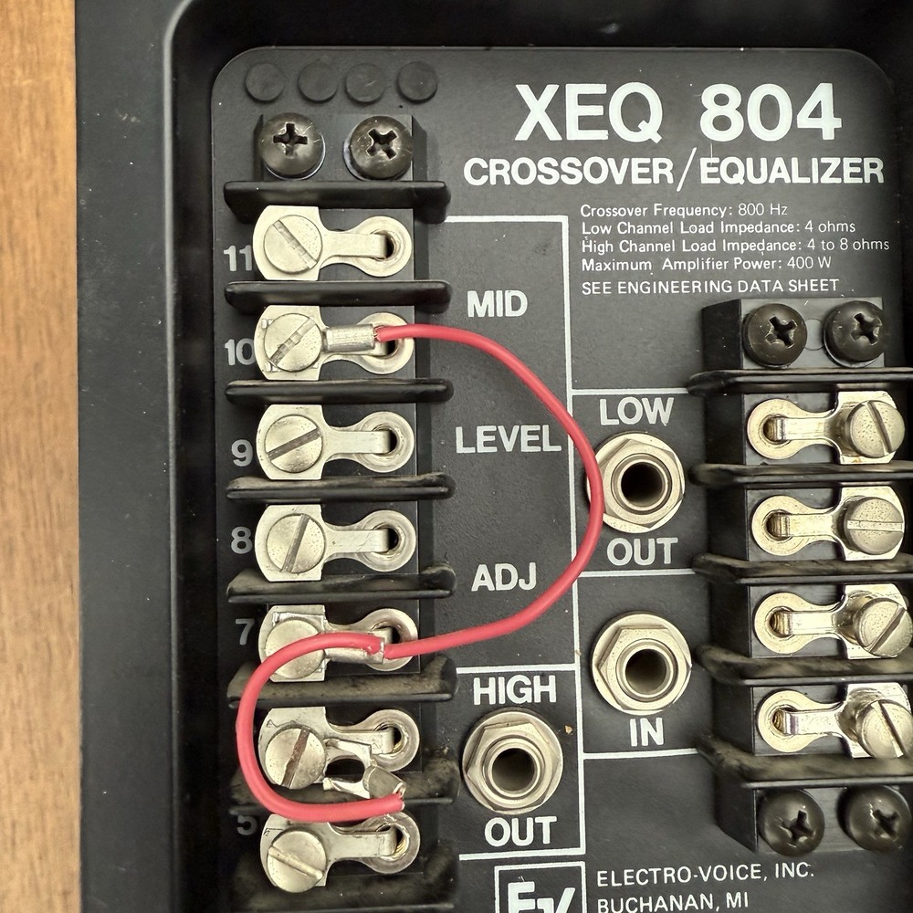 EV XEQ-804 Crossover Equalizer Preowned Working