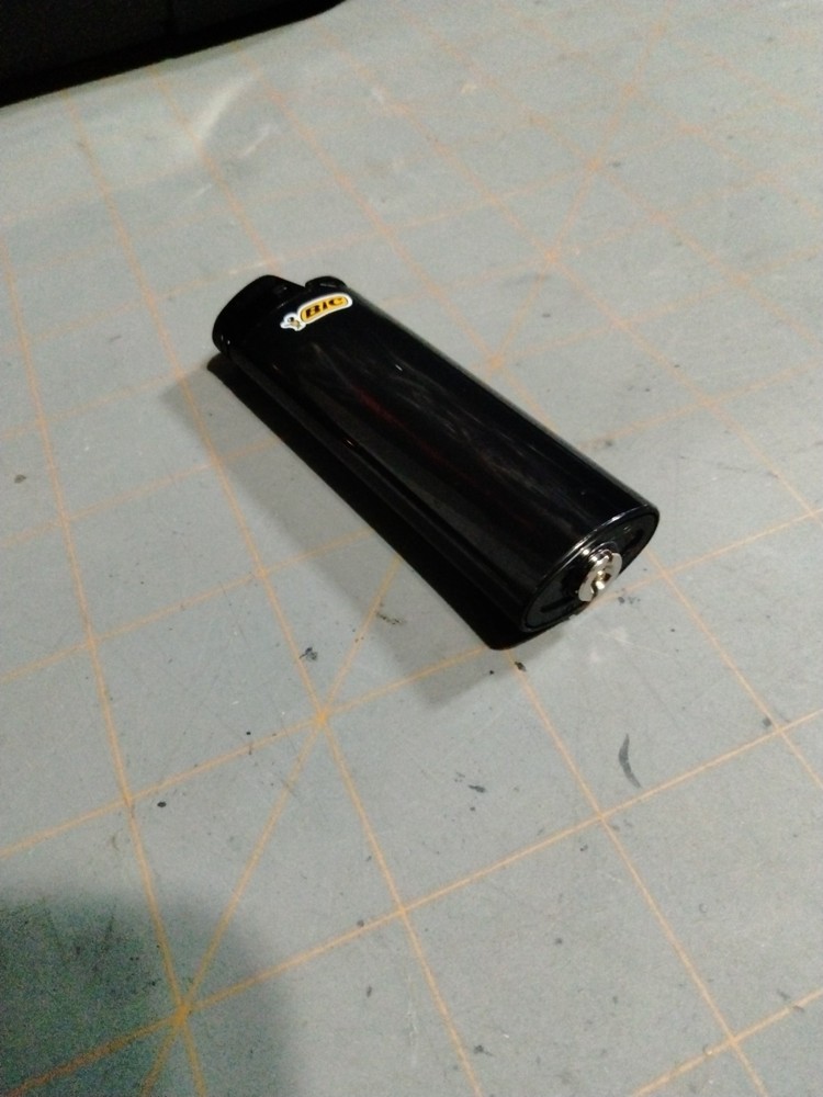 REFILLABLE BLACK SERIES BIC LIGHTER BRAND NEW