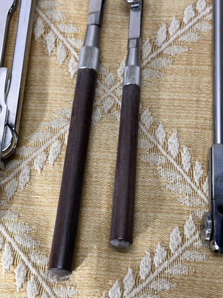 Vintage TOWER Germany Drafting Compass Set w/ Case Engineer Tools