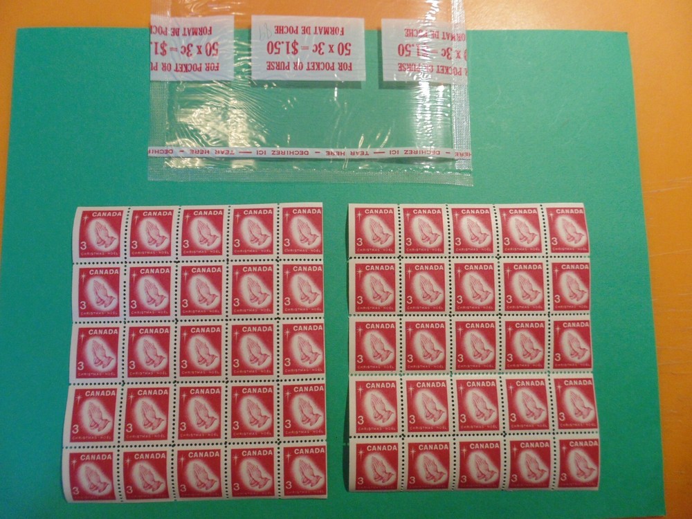 CANADA  451a  MINIATURE PANES(2X 25 EACH) MINT NH.