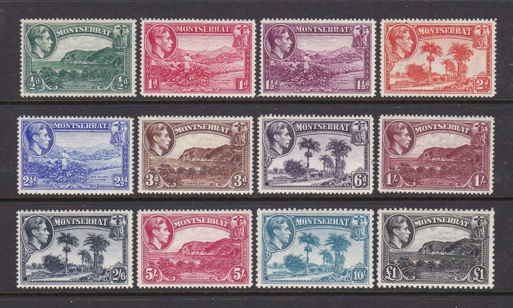 Montserrat - SG 101a/12 - l/m - 1938/48