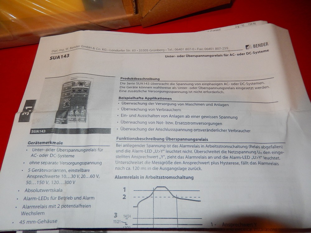 Bender SUA143 B932803