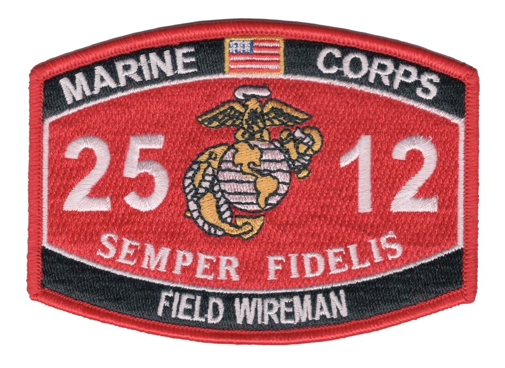 2512 Field Wireman MOS Patch