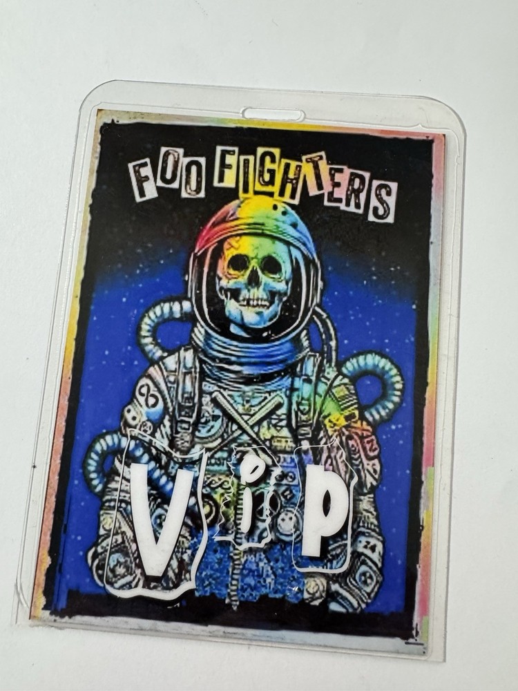 Foo Fighters Commemorative, VIP Backstage Pass/Laminate & Lanyard