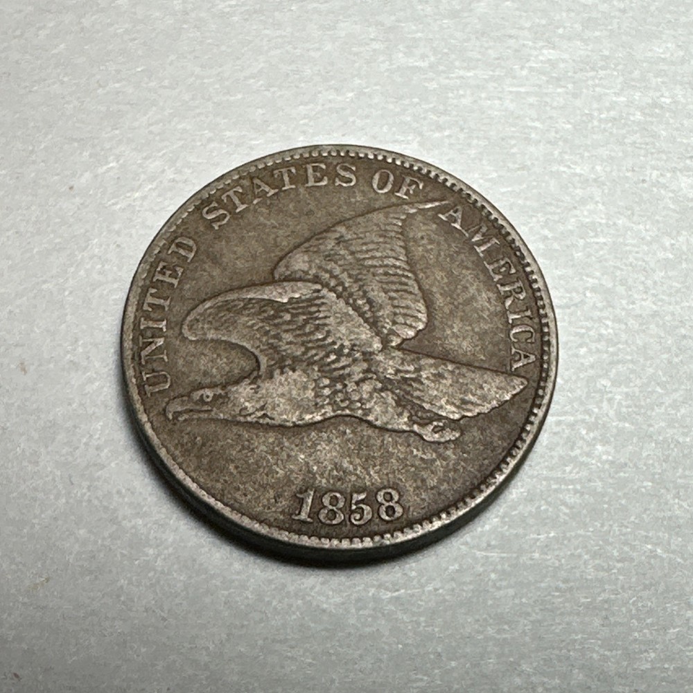 1858  Flying Eagle Cent piece Large Letters
