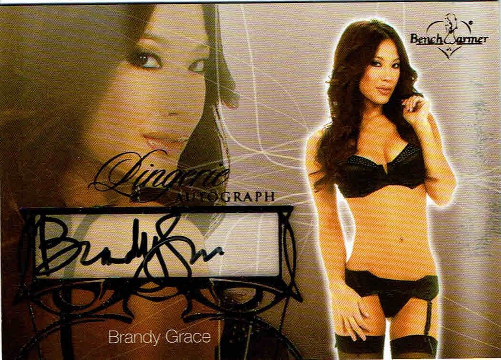 BRANDY GRACE - Actress & Model - Benchwarmers - Autograph Trading Card