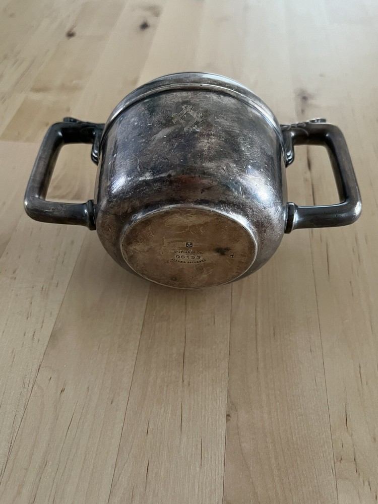 Gorham Co. Silver Soldered Sugar Bowl