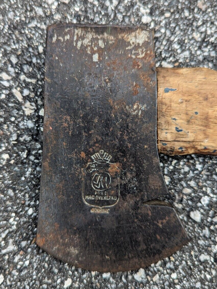 Vintage Fred Mac Overland Germany Hatchet Axe