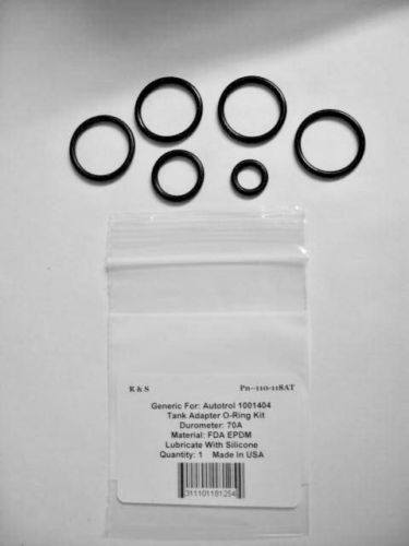 pentair fleck O-Ring Kit 1001404 Tank Adapter / R&S 110-118AT / FDA EPDM