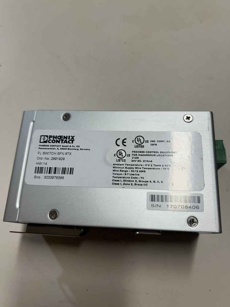Phoenix Contact 2891929 Ethernet Switch