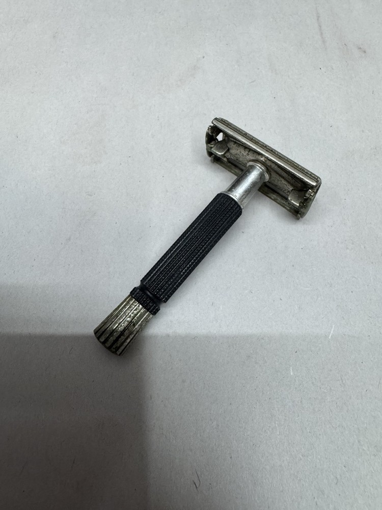 black handle gillette razor safety