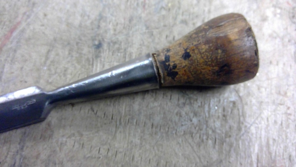Old Used Tools Vintage Craftsman USA 3/4" Bevel Edge Socket Chisel
