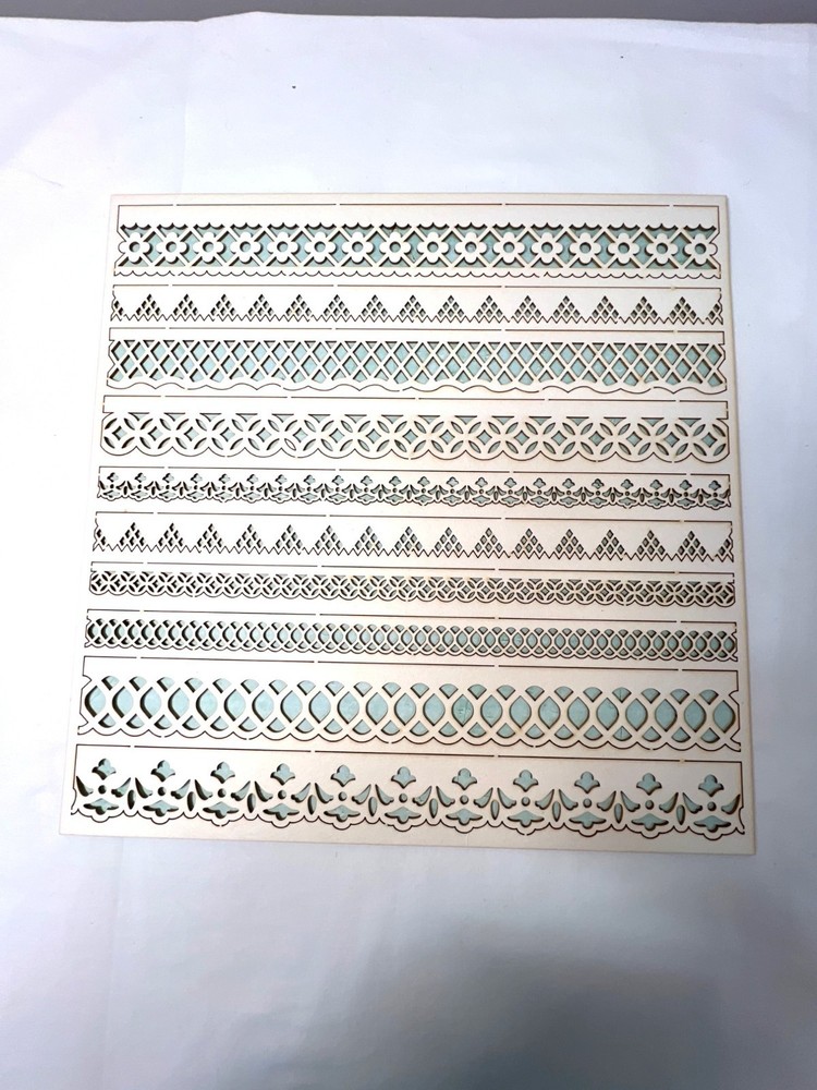 Mintay Chippies Chipboard Decor Elements Borders Set  MT-CHIP2-D39