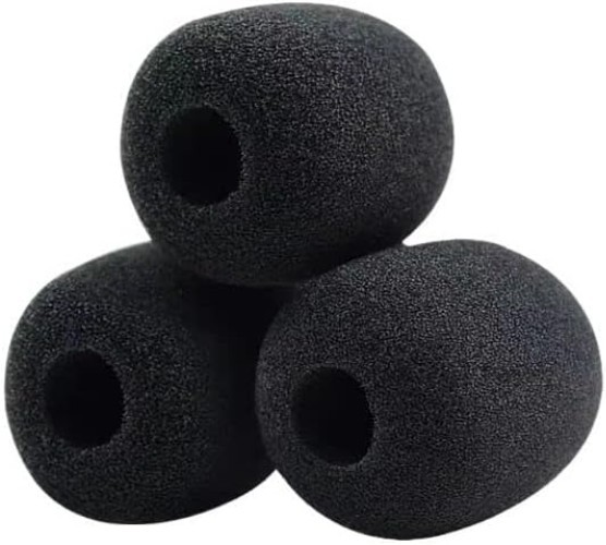 Foam Microphone Pop Filter for HyperX Cloud II/Alpha Headsets - 3 PCS