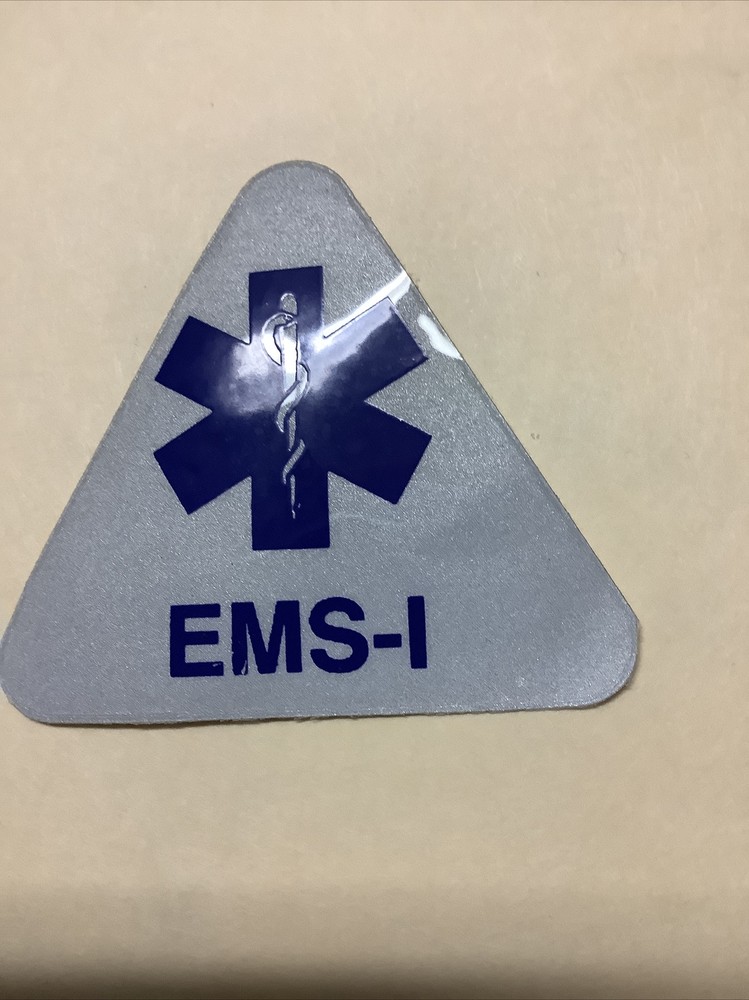 EMS-I REFLECTIVE TRIANGLE DECAL