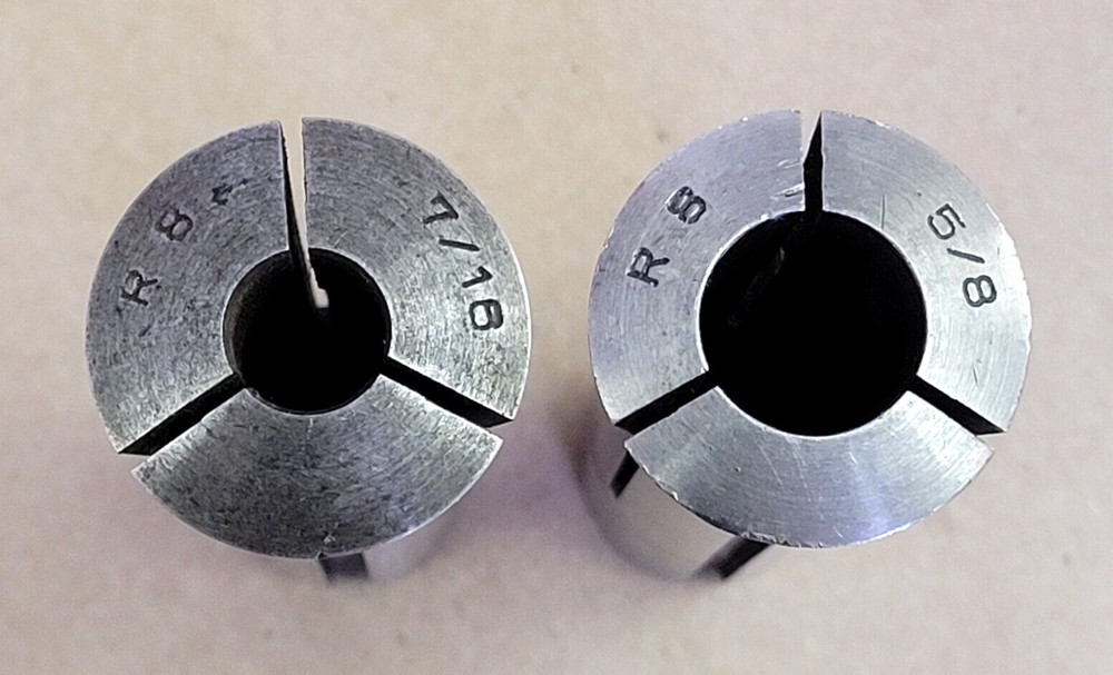 R8 ROUND COLLET 7/16" & 5/8"