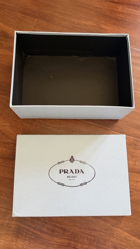 Blue Prada Shoebox  11.5” x 8” x 4.5”