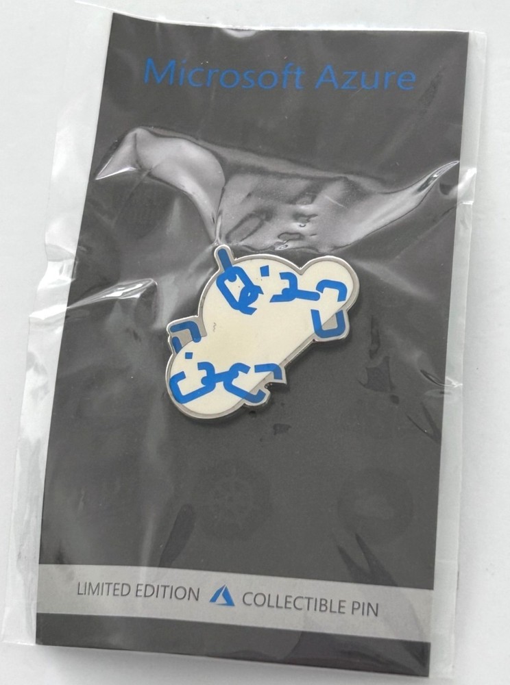Microsoft Azure Limited Edition Computer Employee Broken Chains Lapel Pin Rare