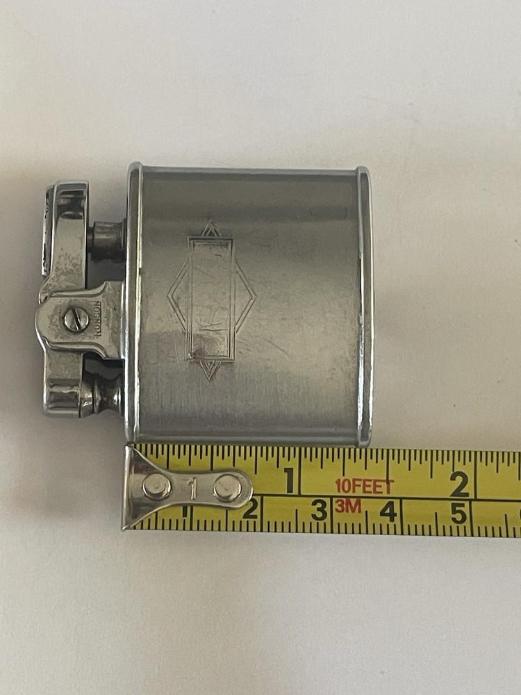 VINTAGE RONSON Standard SILVER Tone LIGHTER