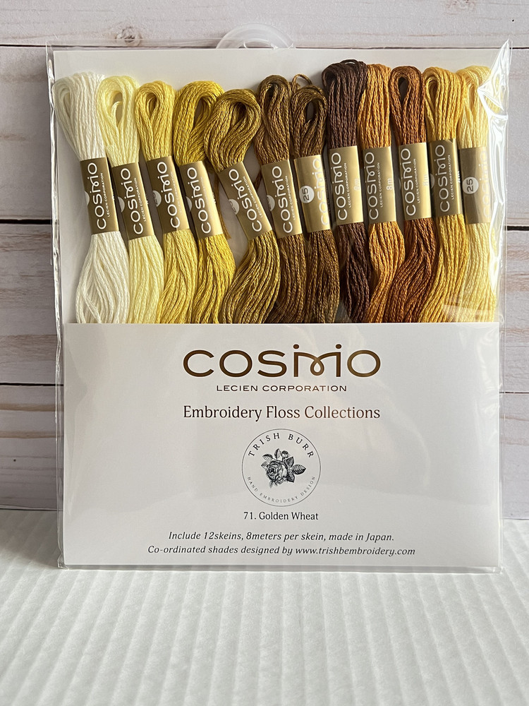 Cosmo embroidery floss pack (12 skein per pack)