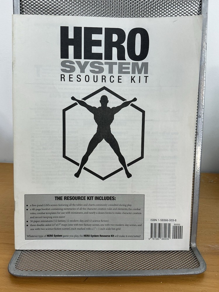 Hero System RPG 5th Edition Core Rulebook & Source Books