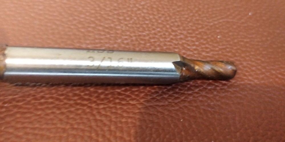 3/16" End mIll Double end 4 flutes HSS
