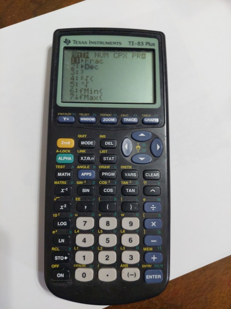 texas instruments ti-83 plus calculator