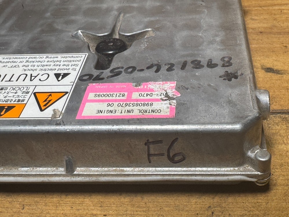 Isuzu ECM ECU 8980853670 OEM Engine Control Module Diesel Computer Unit