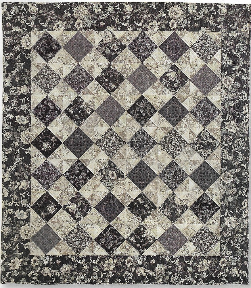 Gentle Taupes Quilt quilting pattern instructions
