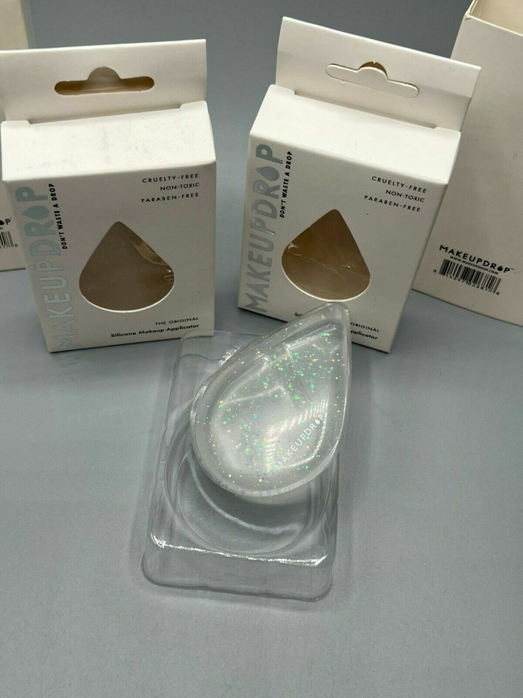 Makeup Drop - The Original Silicone Makeup Clear Applicator - (2-Pack)