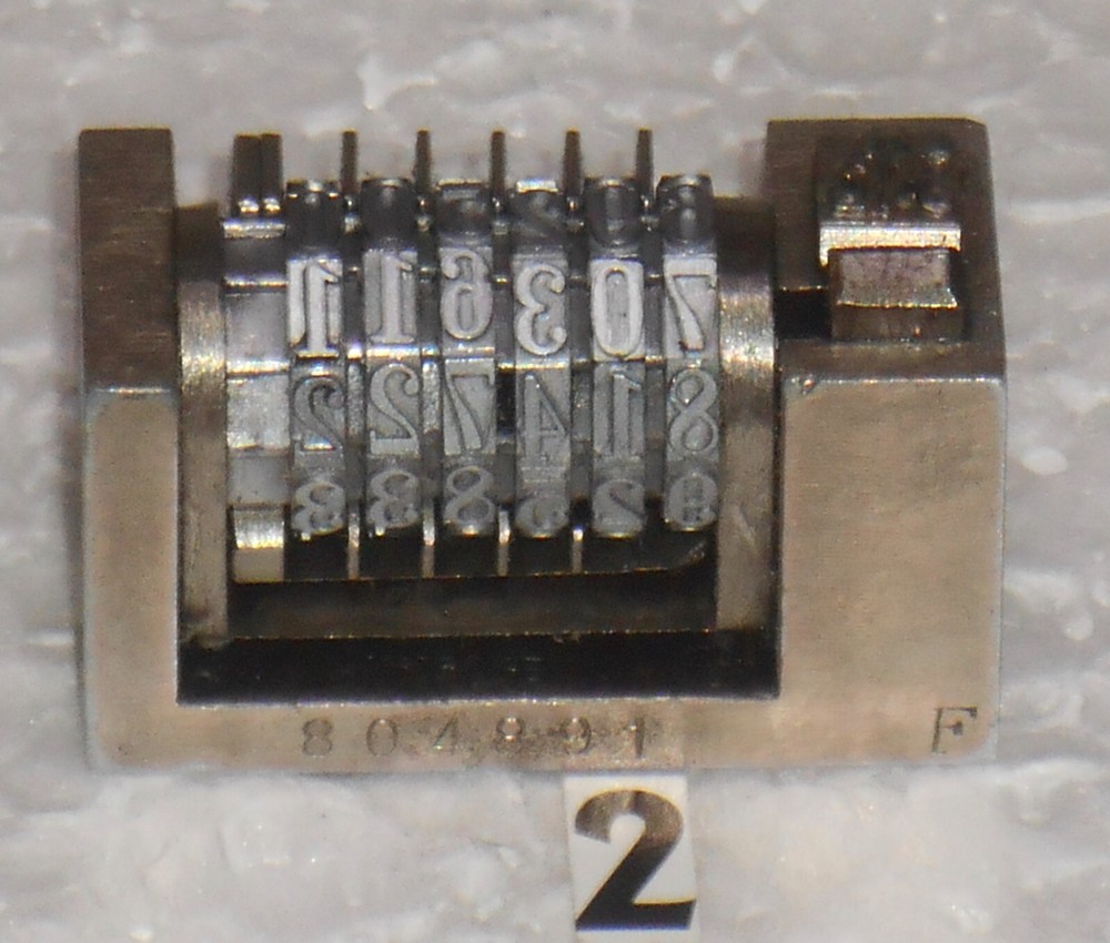 SUNUM | letterpress numbering machine | 2