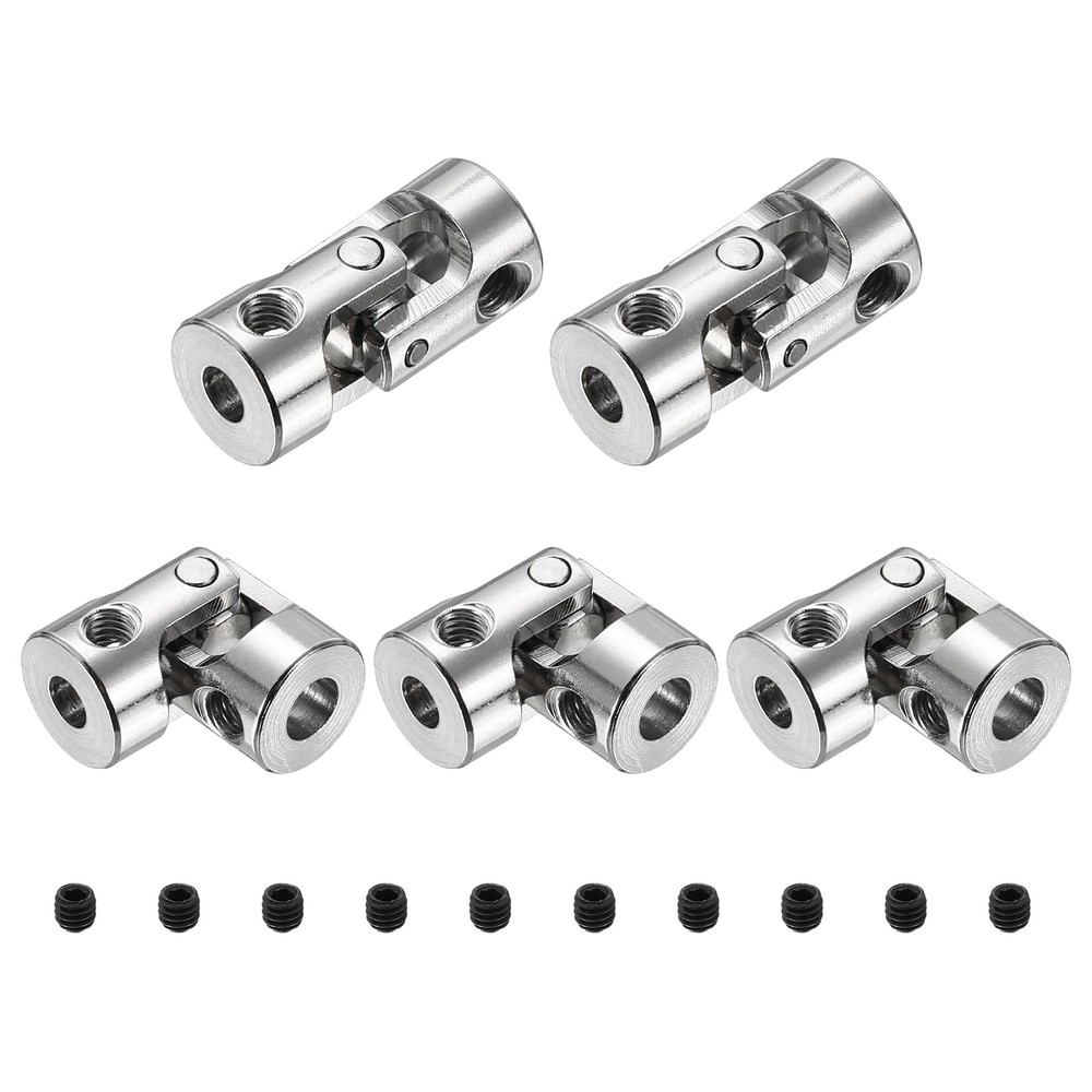 5pcs Rotatable Joint, 4mm to 5mm Inner Dia Universal Joint