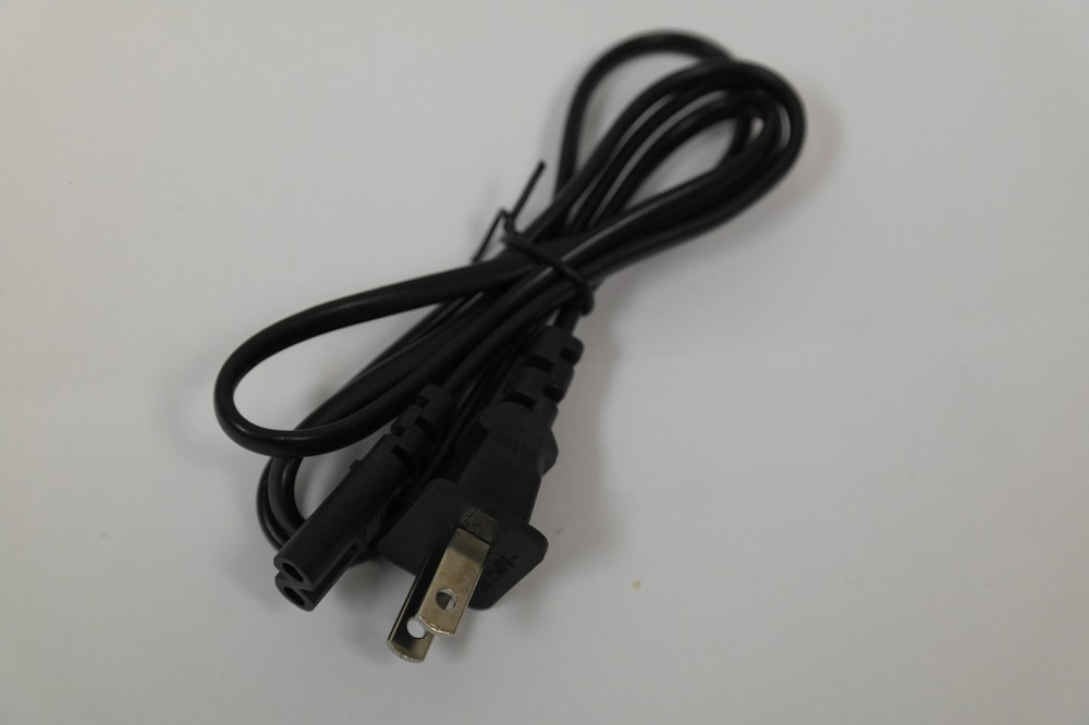 2 Prong Cable Fits Xbox Psx Saturn Systems PS1 PS2 PS3 PS4 Power