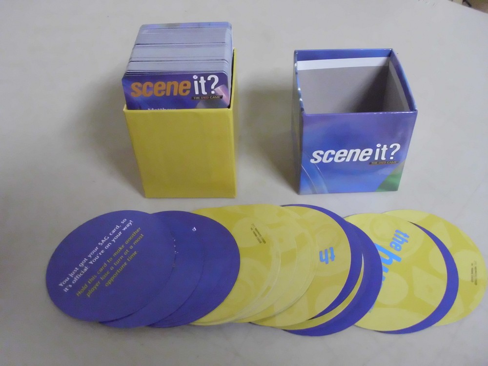 SCENE IT DVD BOARD GAME REPLACEMENT CARDS ONLY