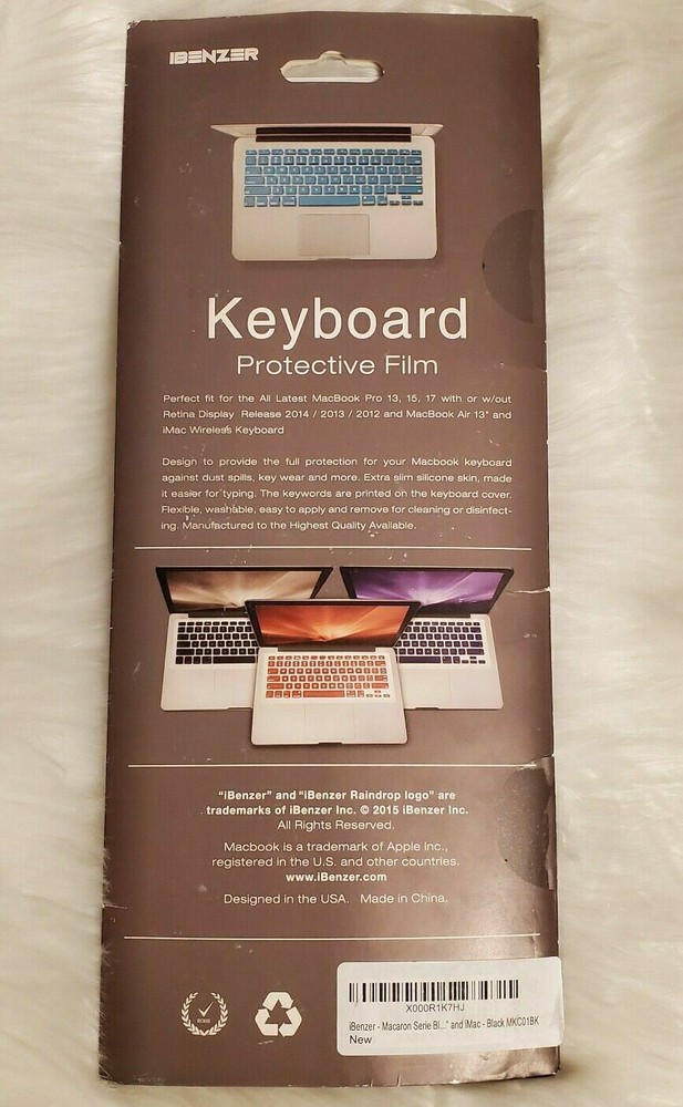 iBenzer Keyboard Protective Film Cover