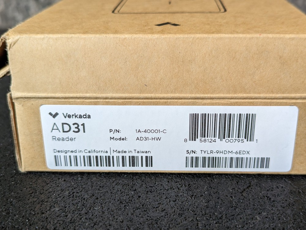 Verkada AD31-HW Access Control Reader 1A-40001-C🔥New🔥