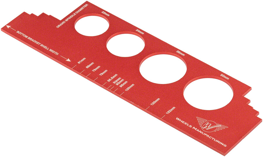 Wheels Manufacturing Aluminum Bottom Bracket Gauge BB Shell Width Inner Diameter